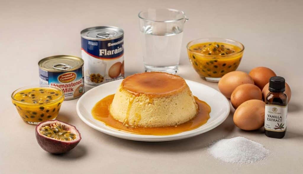 Flan Passion : recette Gourmande et Facile