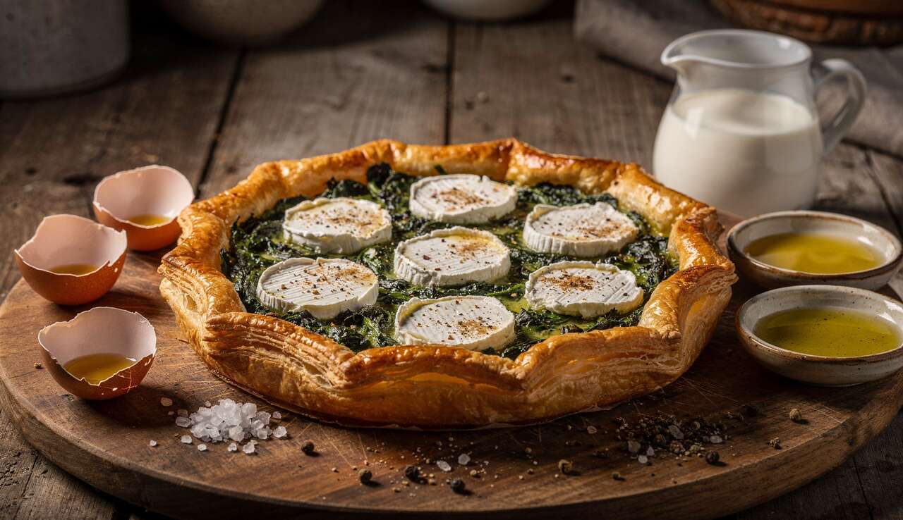 Recette facile de tarte aux épinards