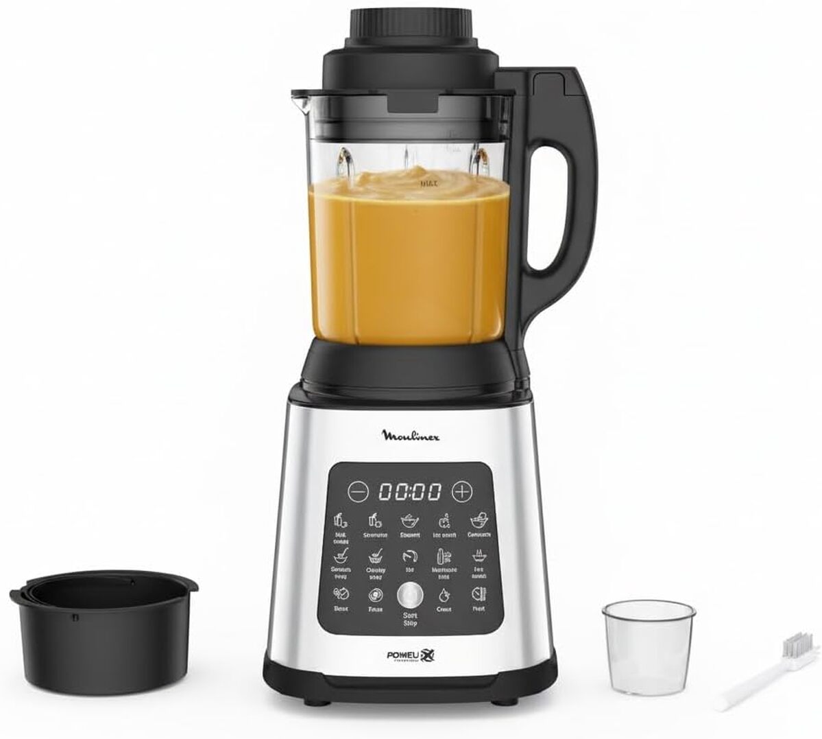Test : blender chauffant Moulinex 1400 W Perfectmix Cook LM83SD10