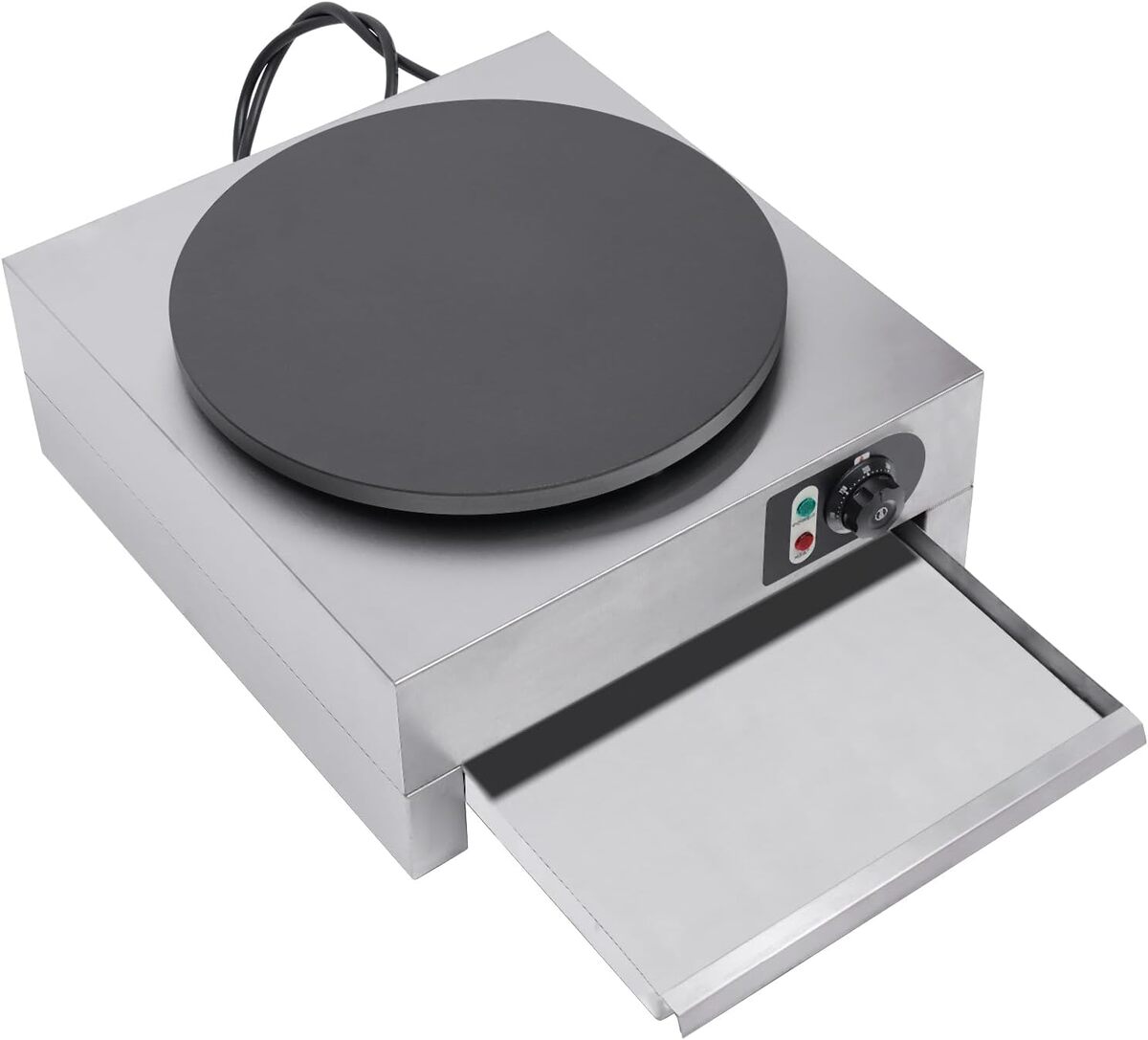 Test de l'appareil à crêpes Pudlor 3000 W, 40 cm : idéal pour pros