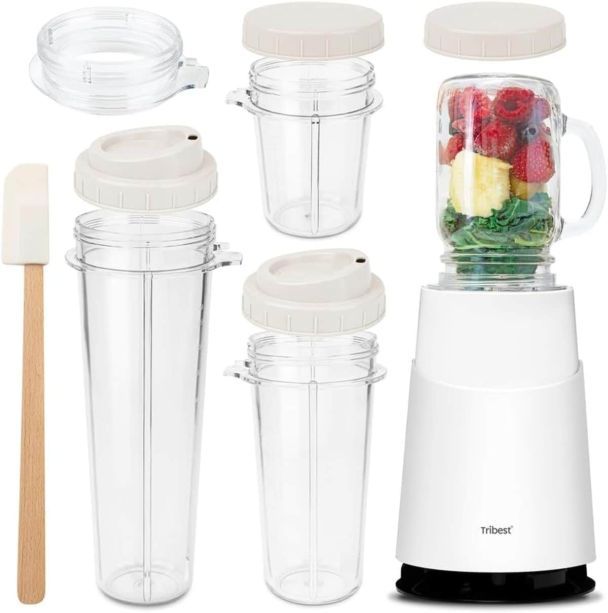 Test du blender personnel Tribest PB430 - efficacité et design blanc