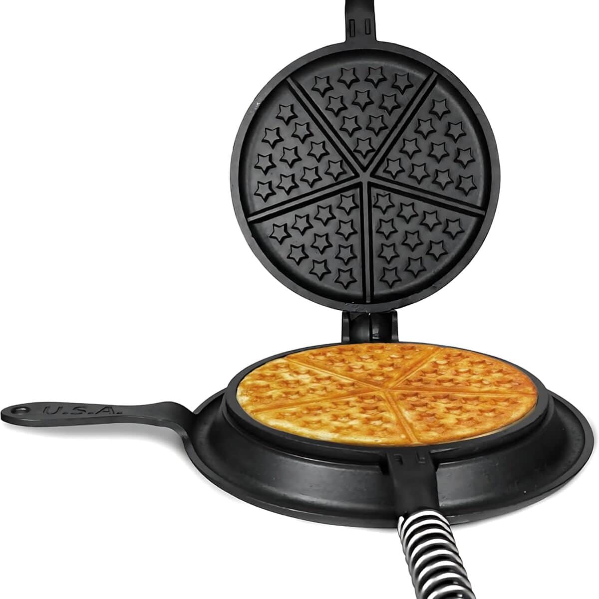 Test du gaufrier Appalachian Cast Iron : l'art de la gaufre à l'américaine