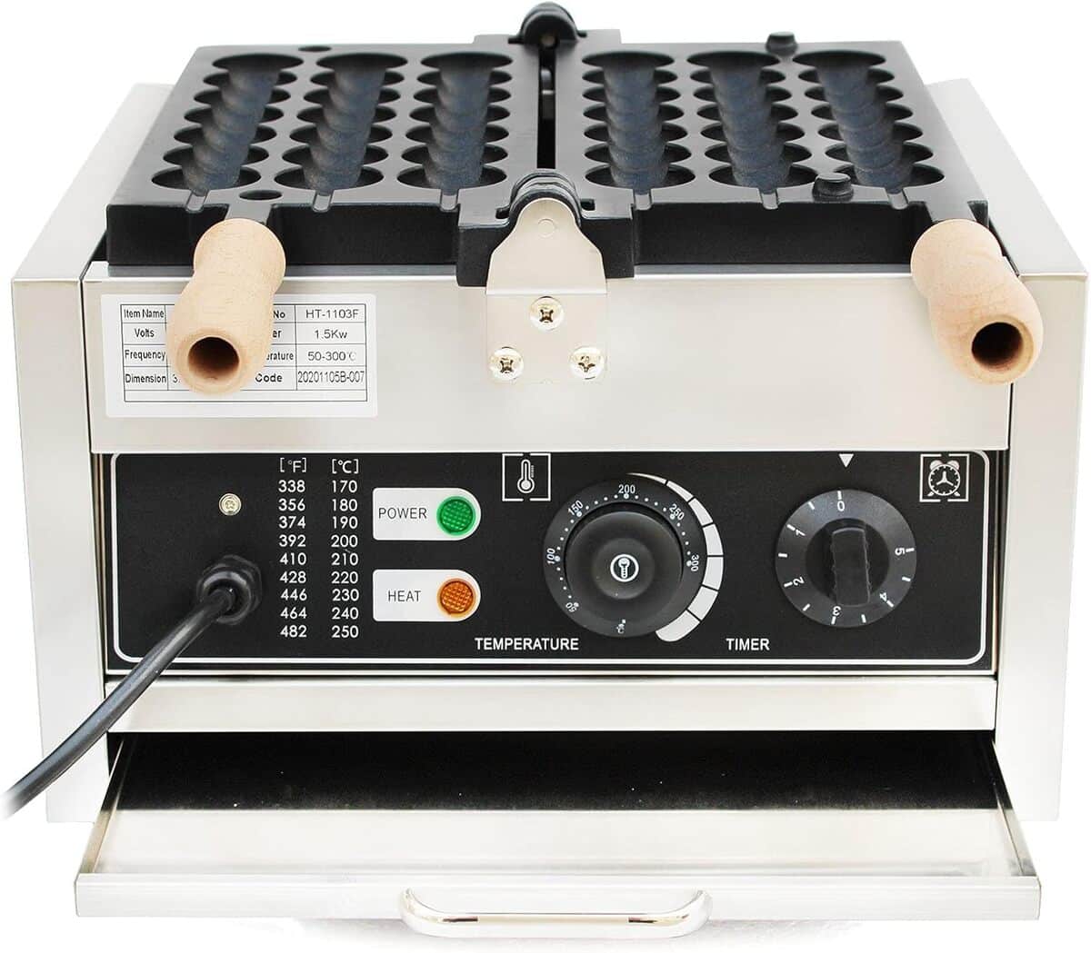 Test : gaufrier belge Bubble 1500 W avec contrôle de température