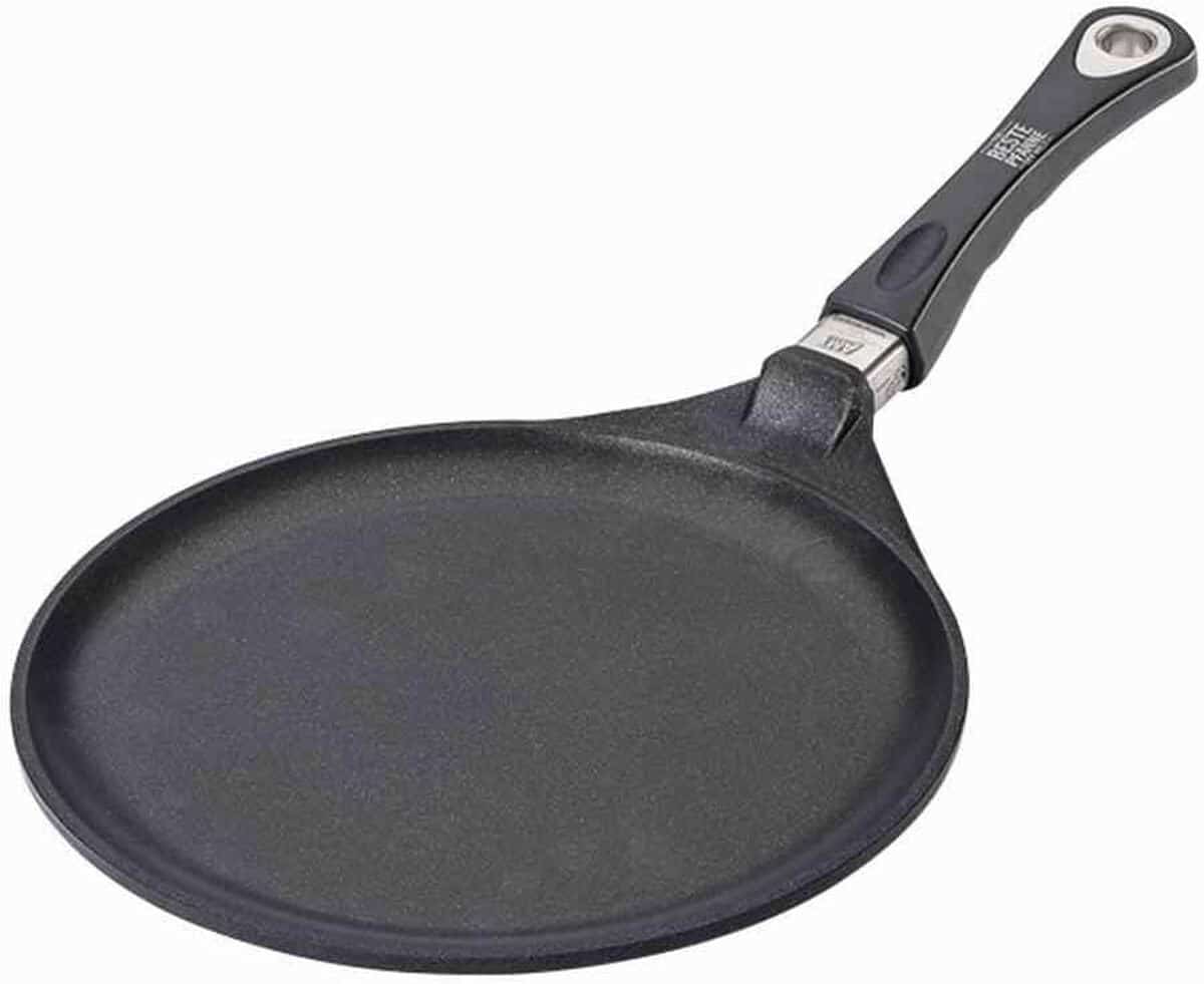 Test : poêle crêpière AMT Gastroguss 2059591 en fonte d'aluminium
