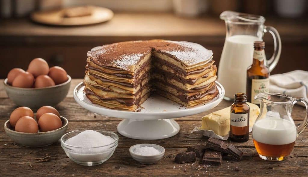 Gâteau de Crêpes Viennois : recette Gourmande et Facile