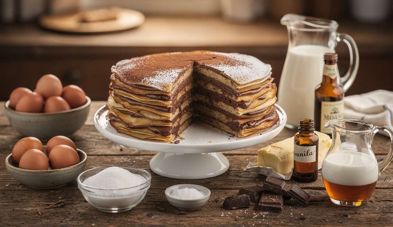 Gâteau de Crêpes Viennois : recette Gourmande et Facile