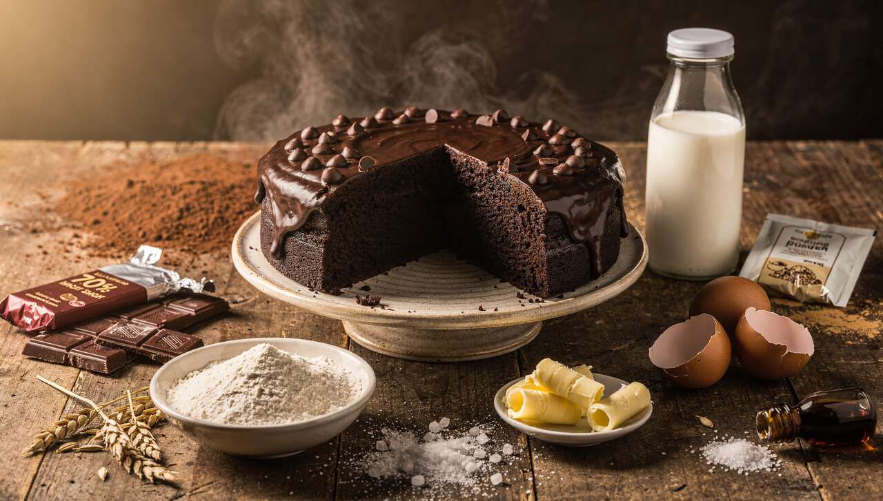 Cake au chocolat noir : recette gourmande étape par étape