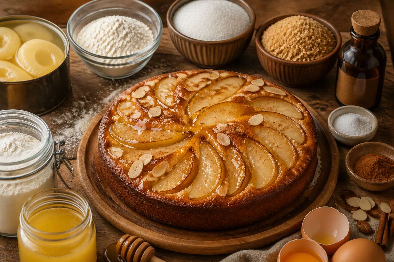 Gâteau aux poires et à la cannelle : une recette savoureuse