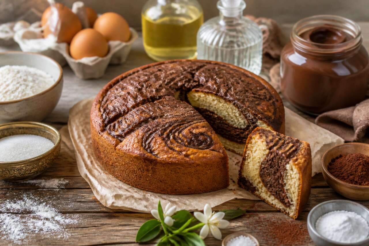 Gâteau au yaourt : recette au Nutella et fleur d'oranger