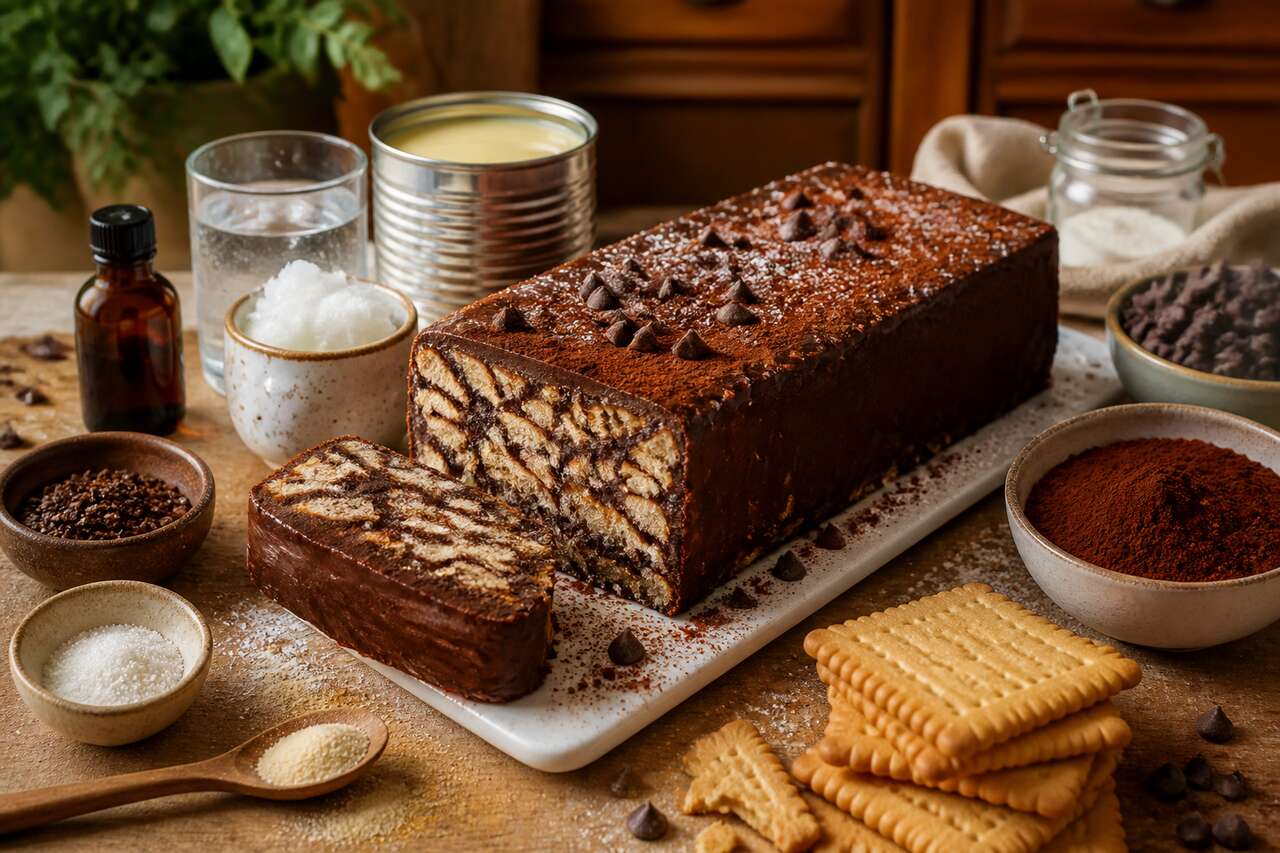 Gâteau aux petits beurres d'Anne : recette facile et rapide