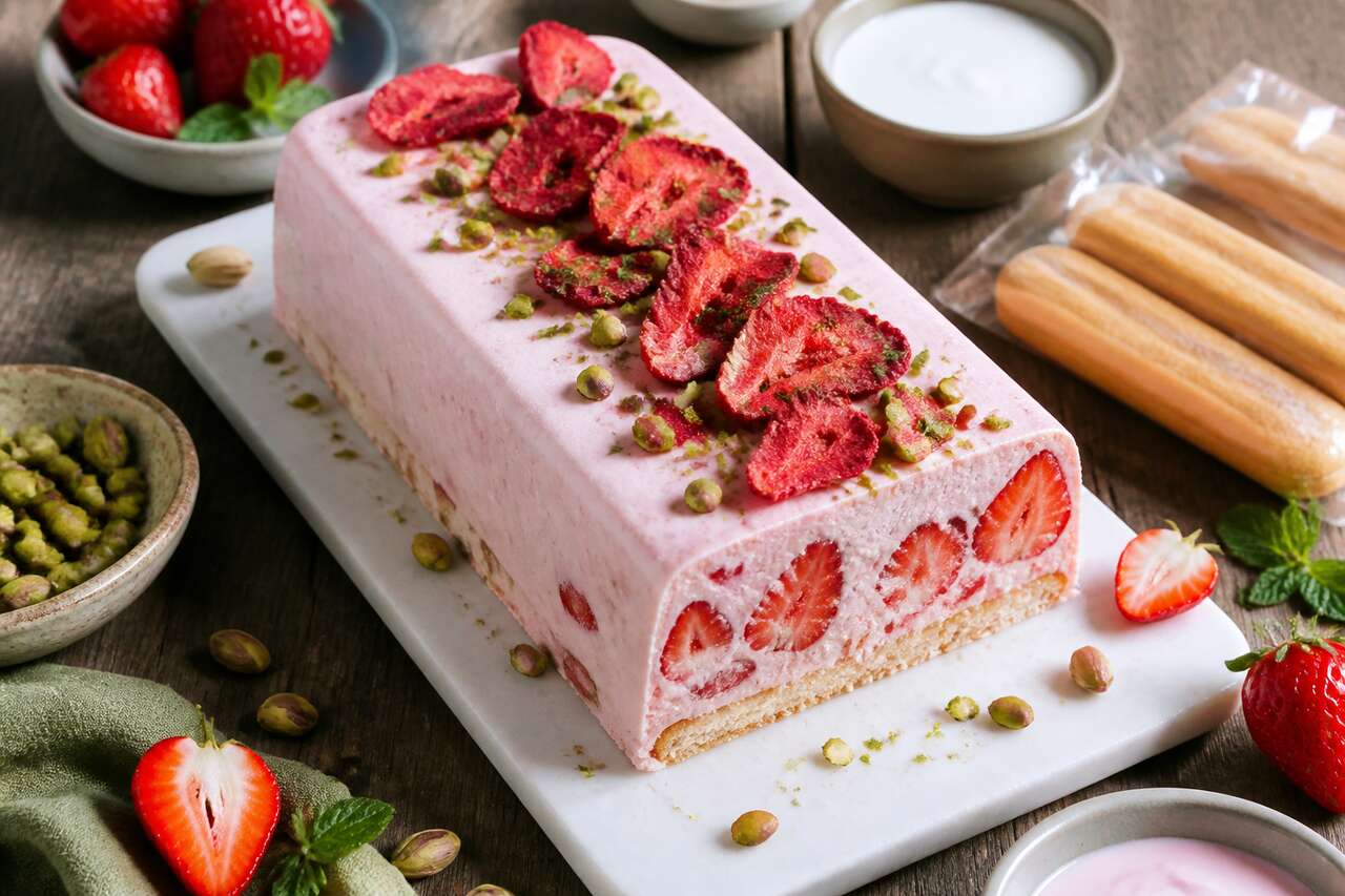 Terrine de fraises à la menthe : recette fraîche et gourmande