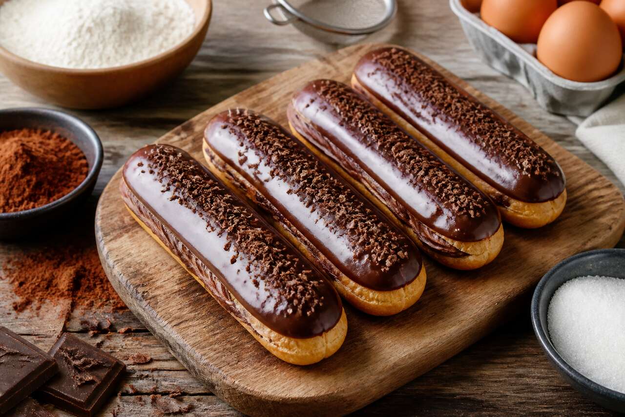 Éclairs au chocolat faciles : recette gourmande