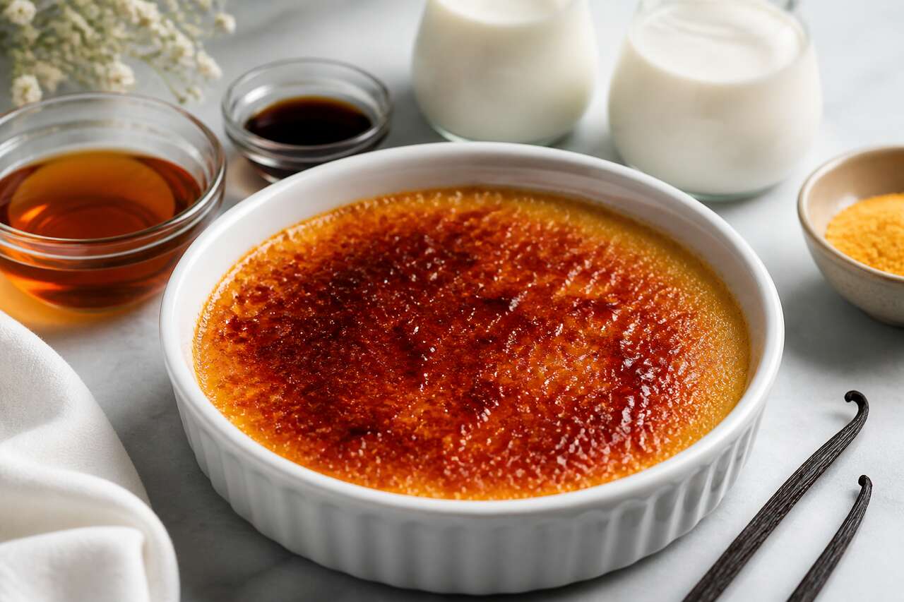 Crème brûlée à l'érable : recette gourmande et facile