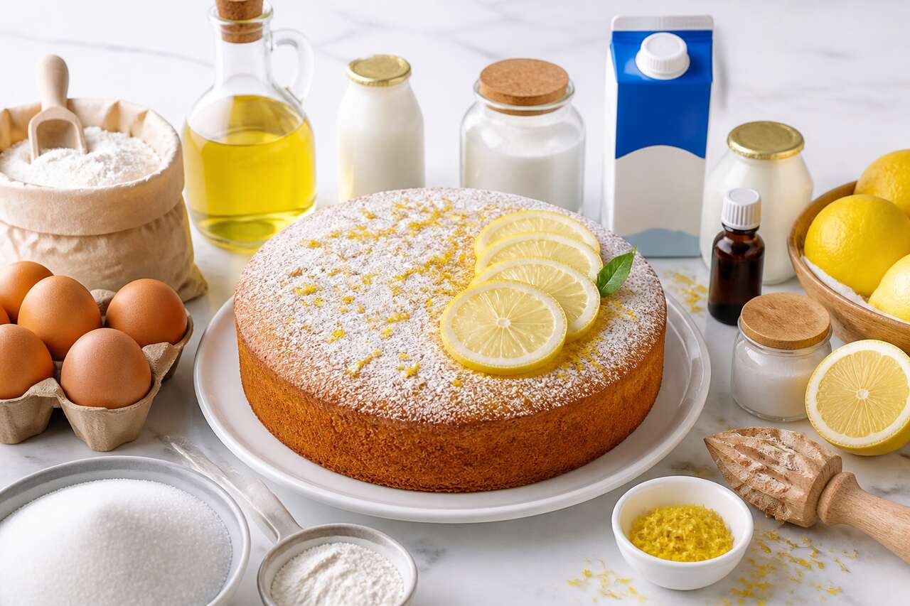 Cake au zeste de citron : recette facile et savoureuse