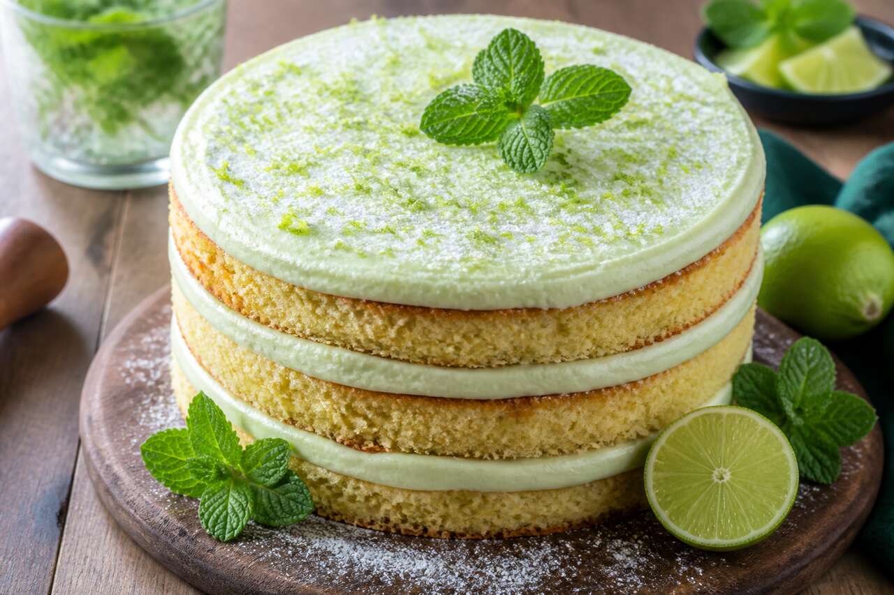 Recette du layer cake façon mojito