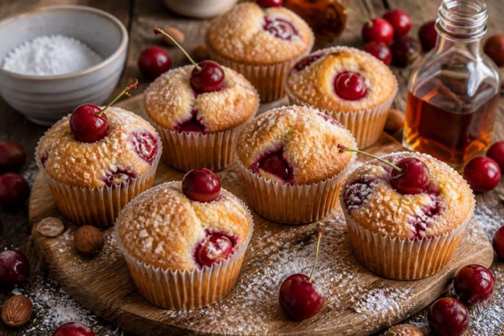 Caissettes aux cerises : recette facile et gourmande