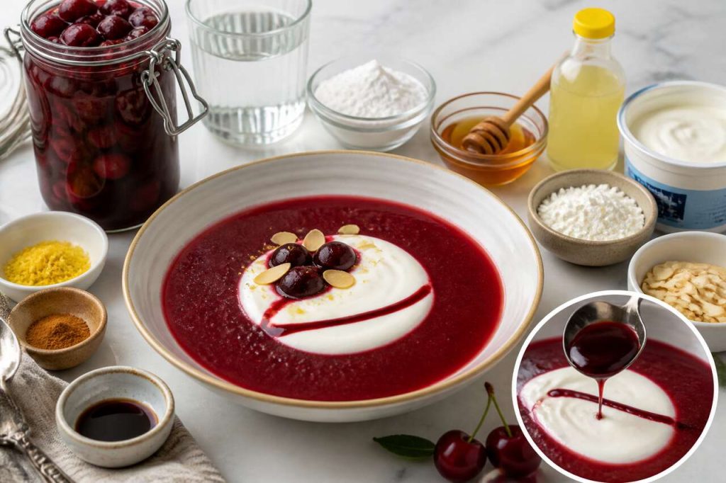 Recette de soupe de cerises : délice fruité