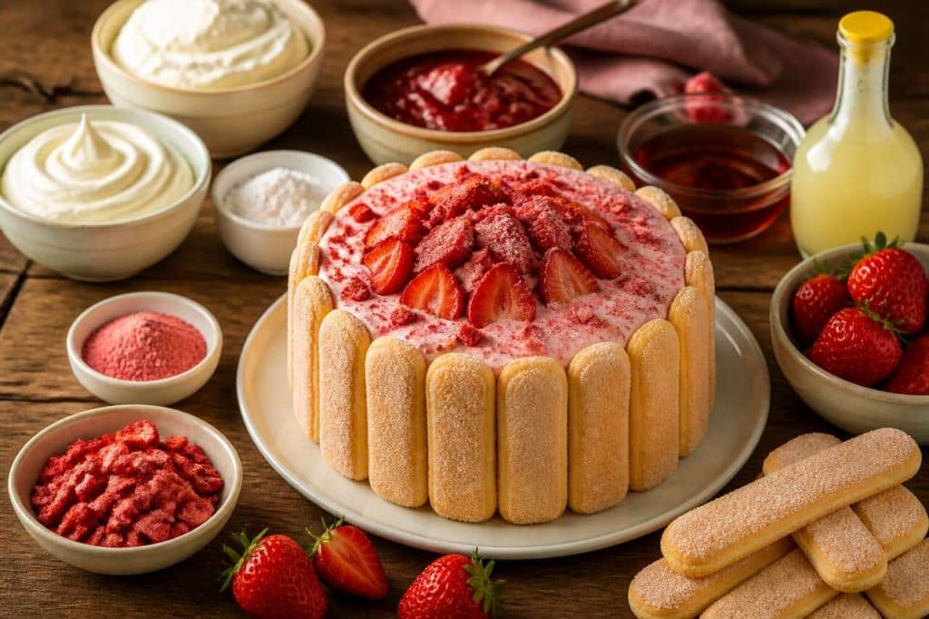 Recette de charlotte aux fraises facile et gourmande