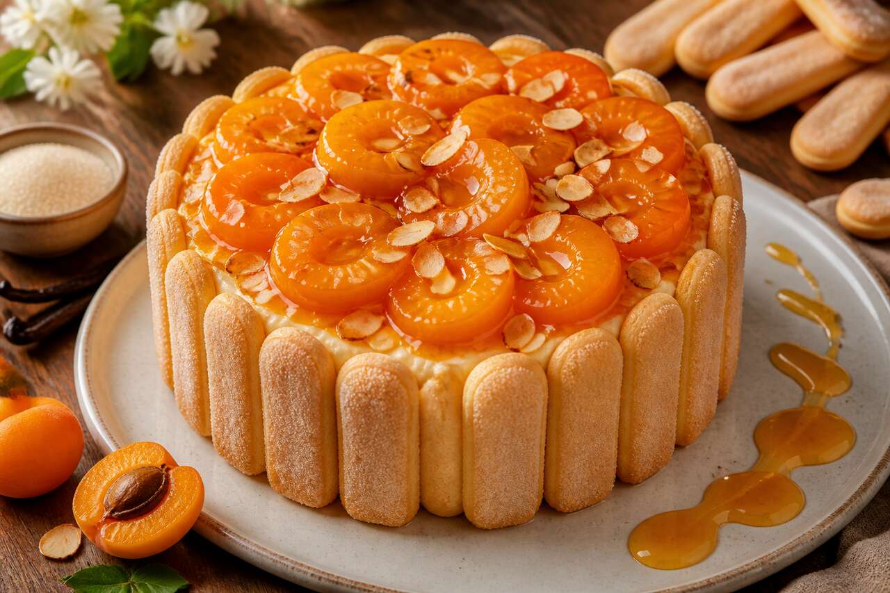 Recette facile : charlotte aux oreillons d'abricots