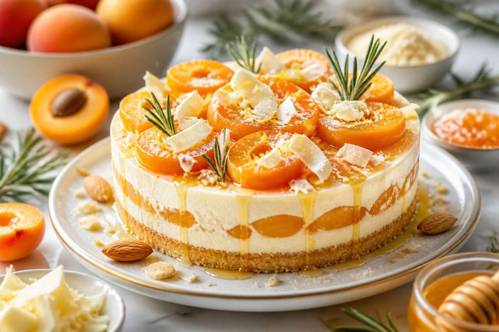 Recette d'entremets abricot et romarin