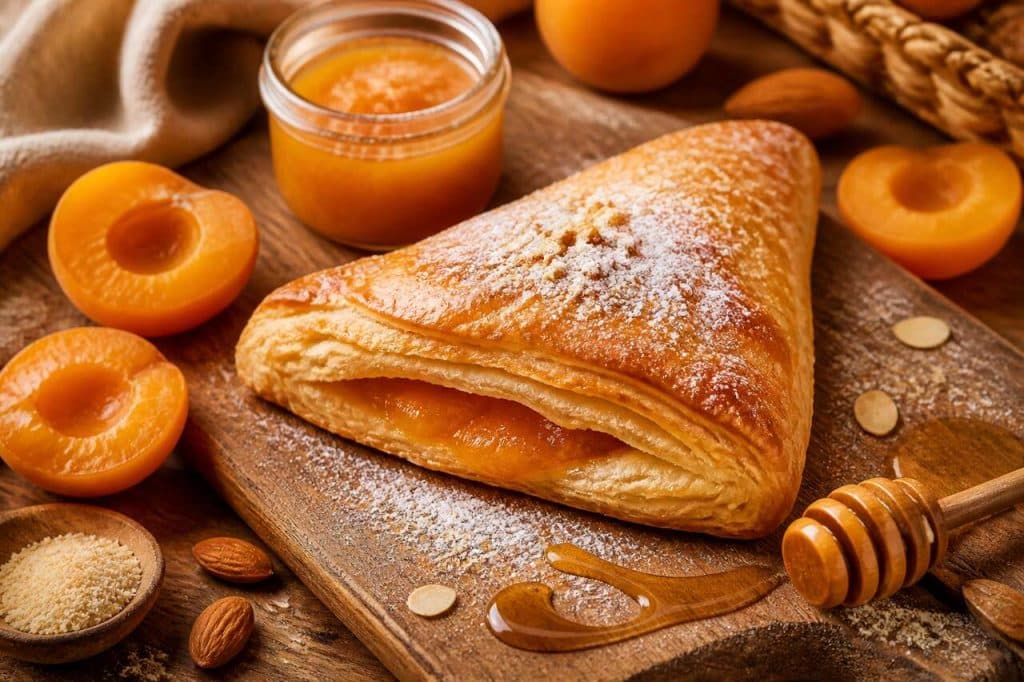 Chausson pâtissier aux abricots : recette gourmande