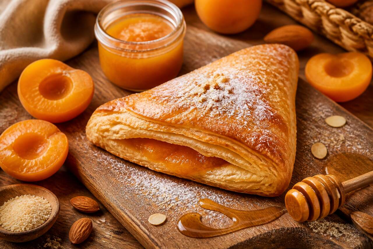 Chausson pâtissier aux abricots : recette gourmande