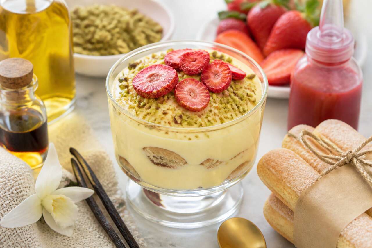 Recette de sabayon aux fraises