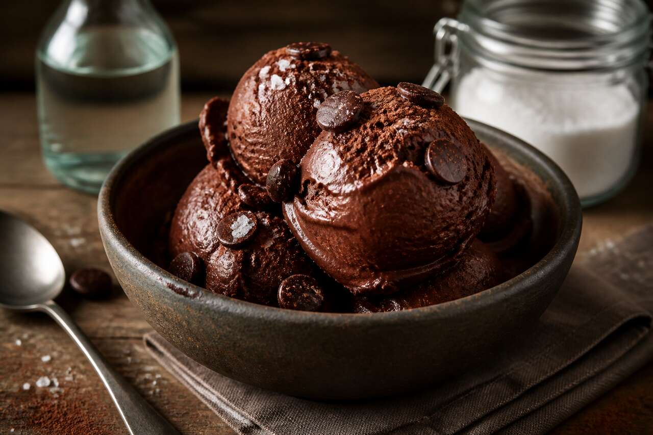 Recette de sorbet au chocolat maison
