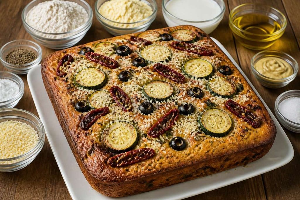 Recette facile : cake aux courgettes moelleux