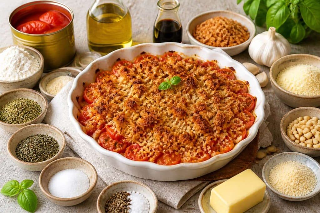 Crumble aux tomates cerises : recette facile et savoureuse