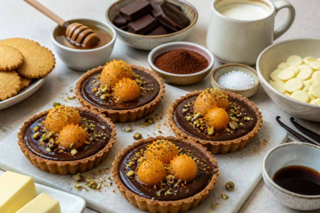 Tartelettes chocolat et melon : la recette gourmande
