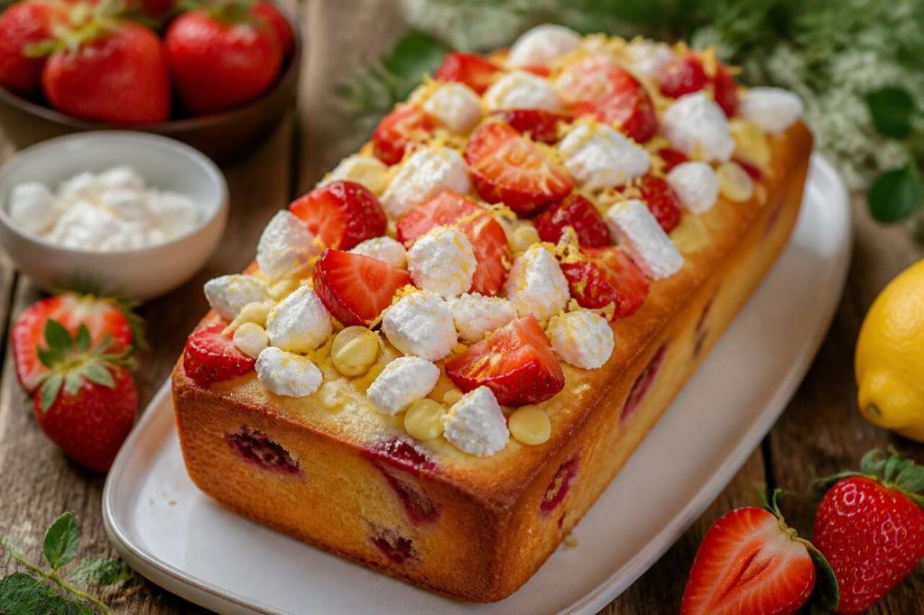 Cakes fraises, chocolat blanc & meringues : recette gourmande