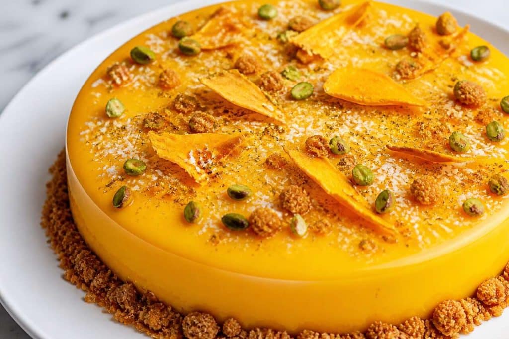 Recette d'entremets à la mangue