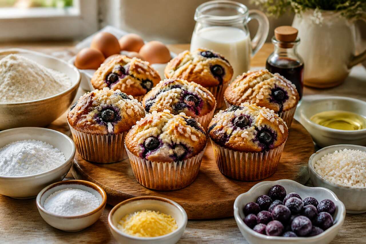 Recette de muffins aux myrtilles : goûtez la gourmandise