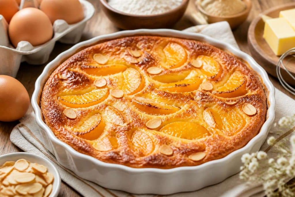 Clafoutis croustillant aux pêches : une recette délicieuse
