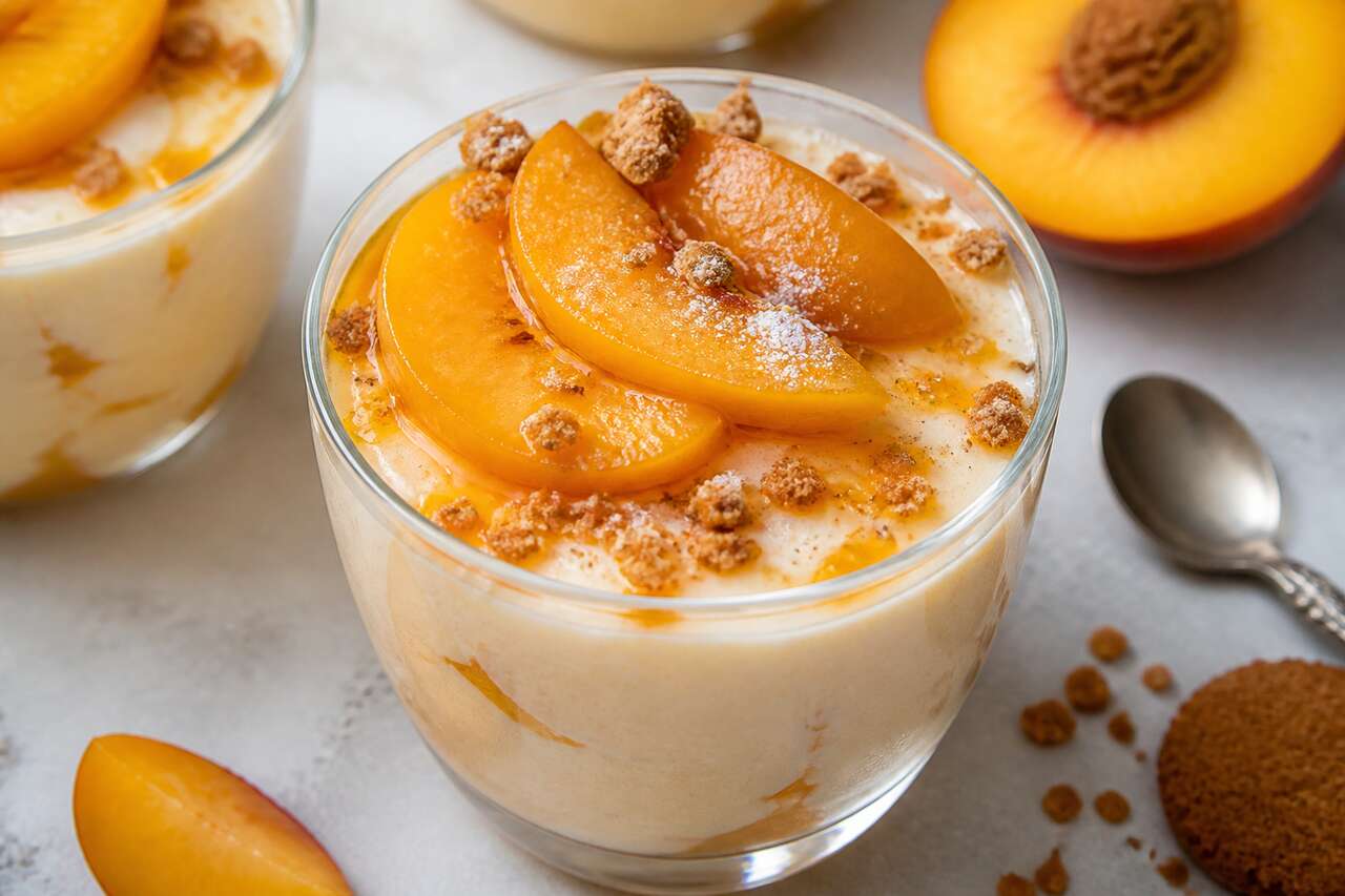Mousse à la pêche : recette facile et savoureuse