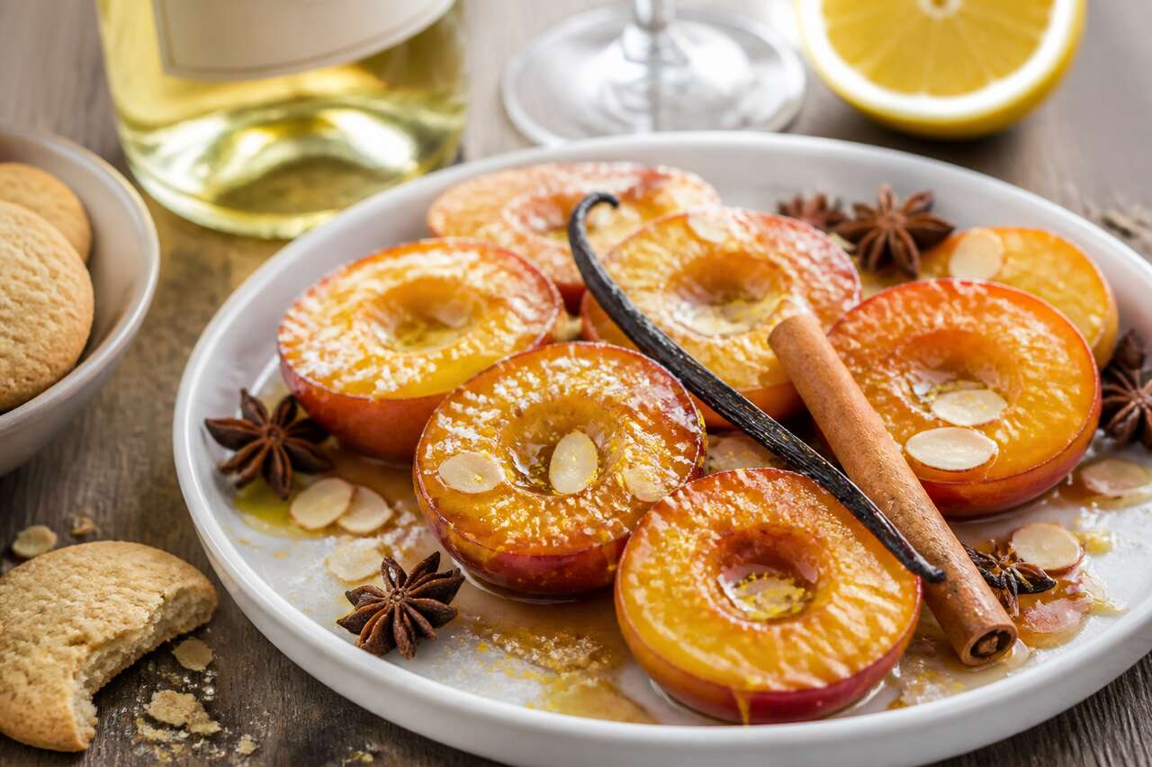 Nectarines au vin blanc : recette gourmande et facile