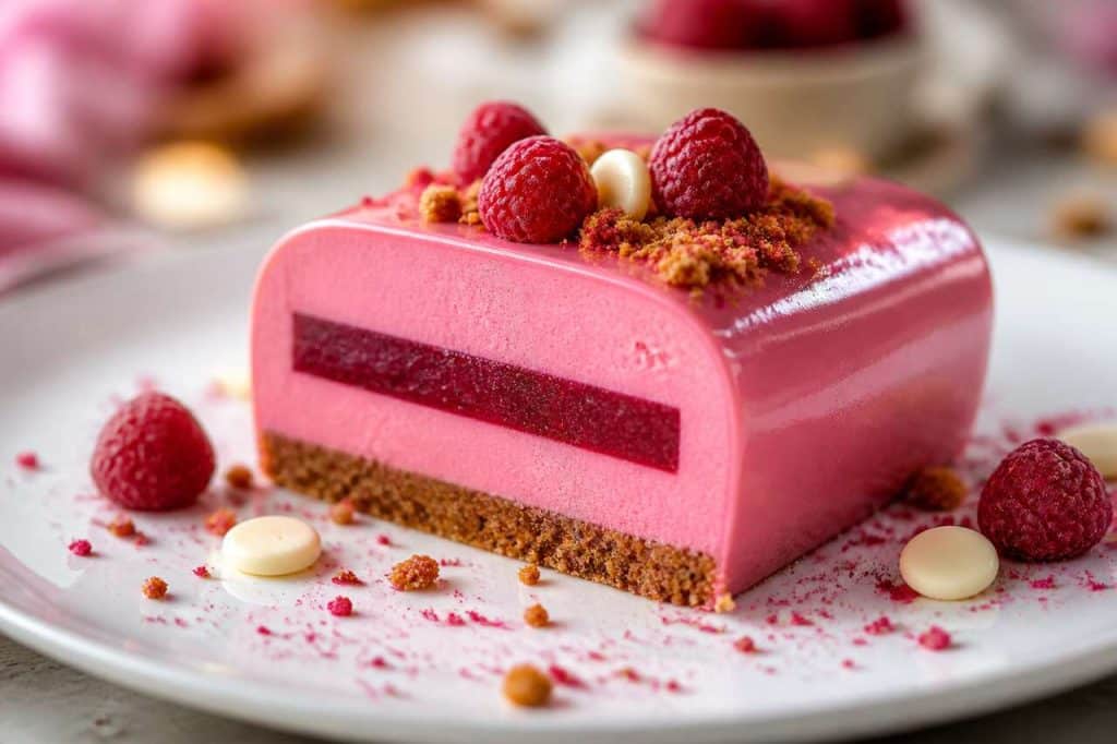 Recette d'entremets Inspiration framboise