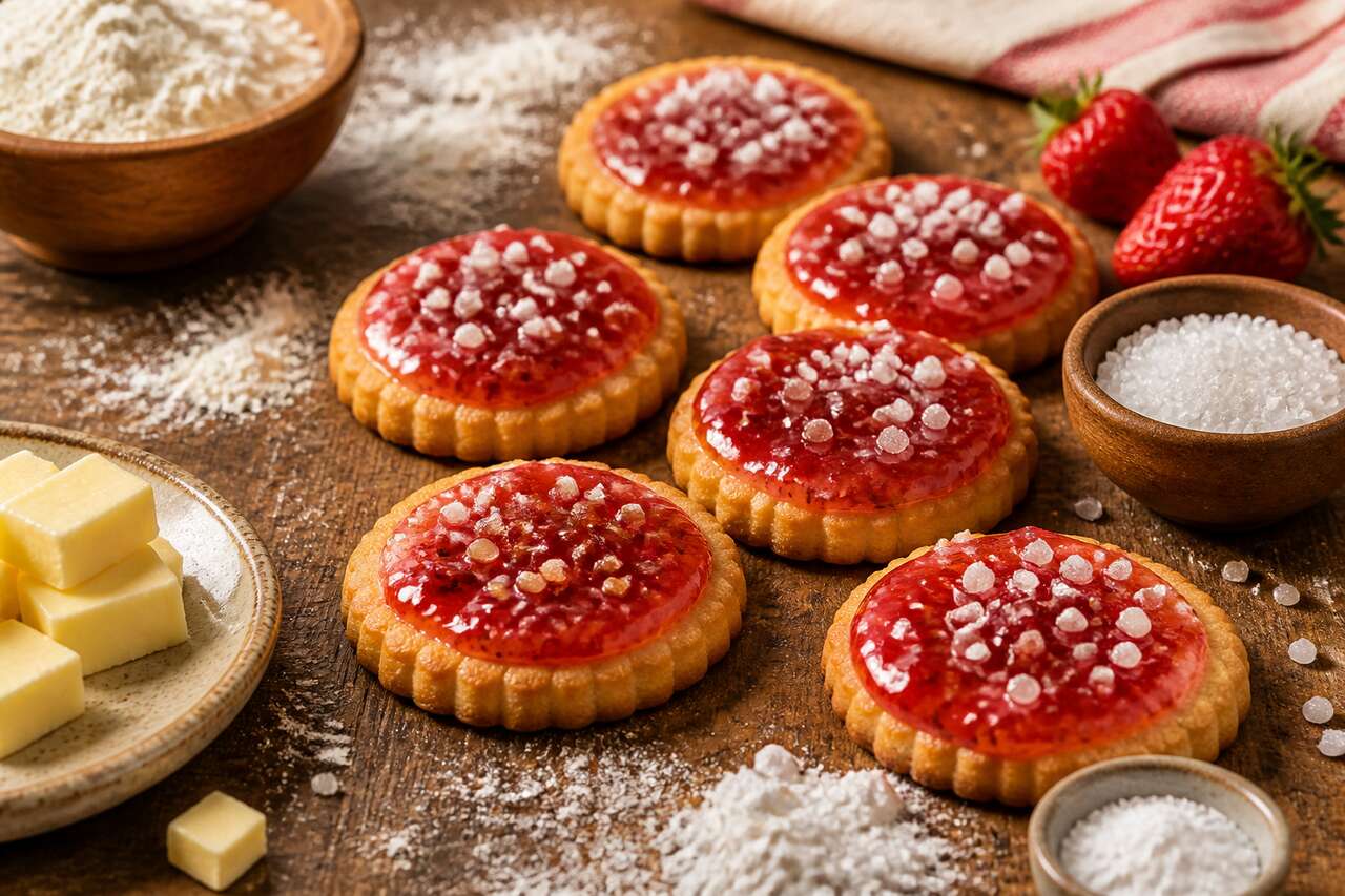 Sablés à la fraise : recette gourmande et facile