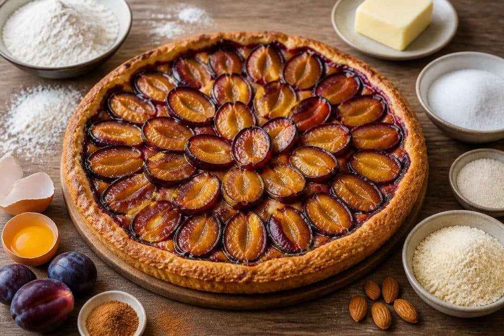 Recette de la tarte alsacienne aux quetsches