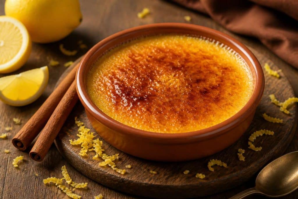 Crème catalane au citron : recette facile et savoureuse