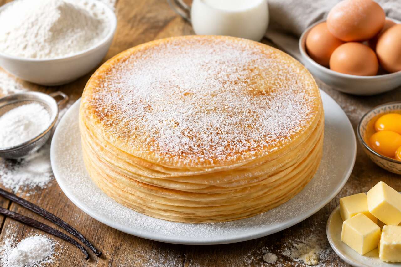 Gâteau de crêpes au rhum : recette originale et savoureuse
