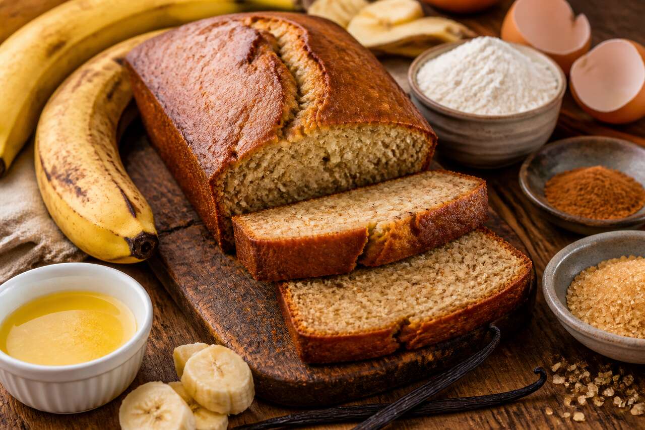 Recette du banana bread moelleux et facile