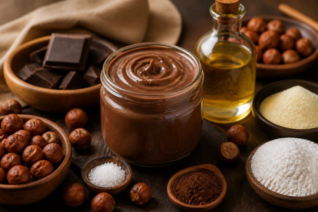 Recette de pâte à tartiner aux noisettes maison
