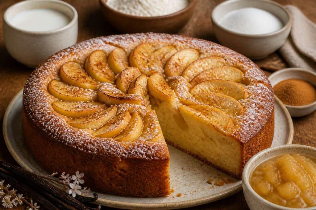Gâteau aux pommes et soupe de lait : recette savoureuse