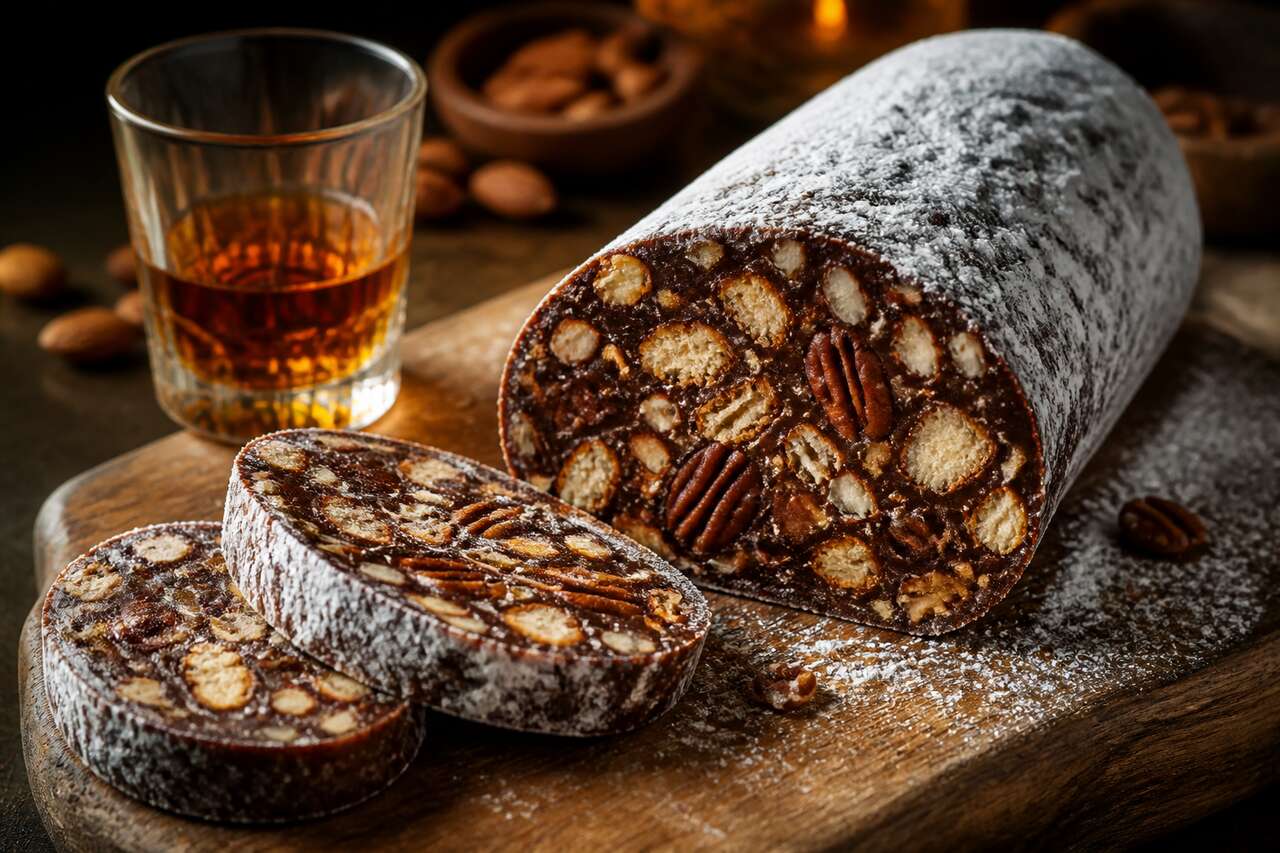 Recette de saucisson au chocolat noir : une gourmandise à découvrir