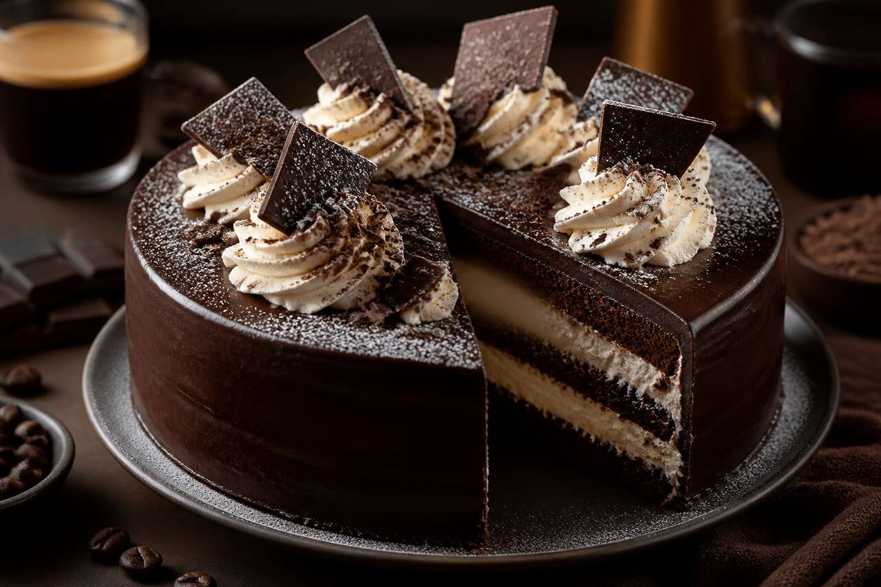 Gâteau au chocolat et à la crème : recette facile et savoureuse
