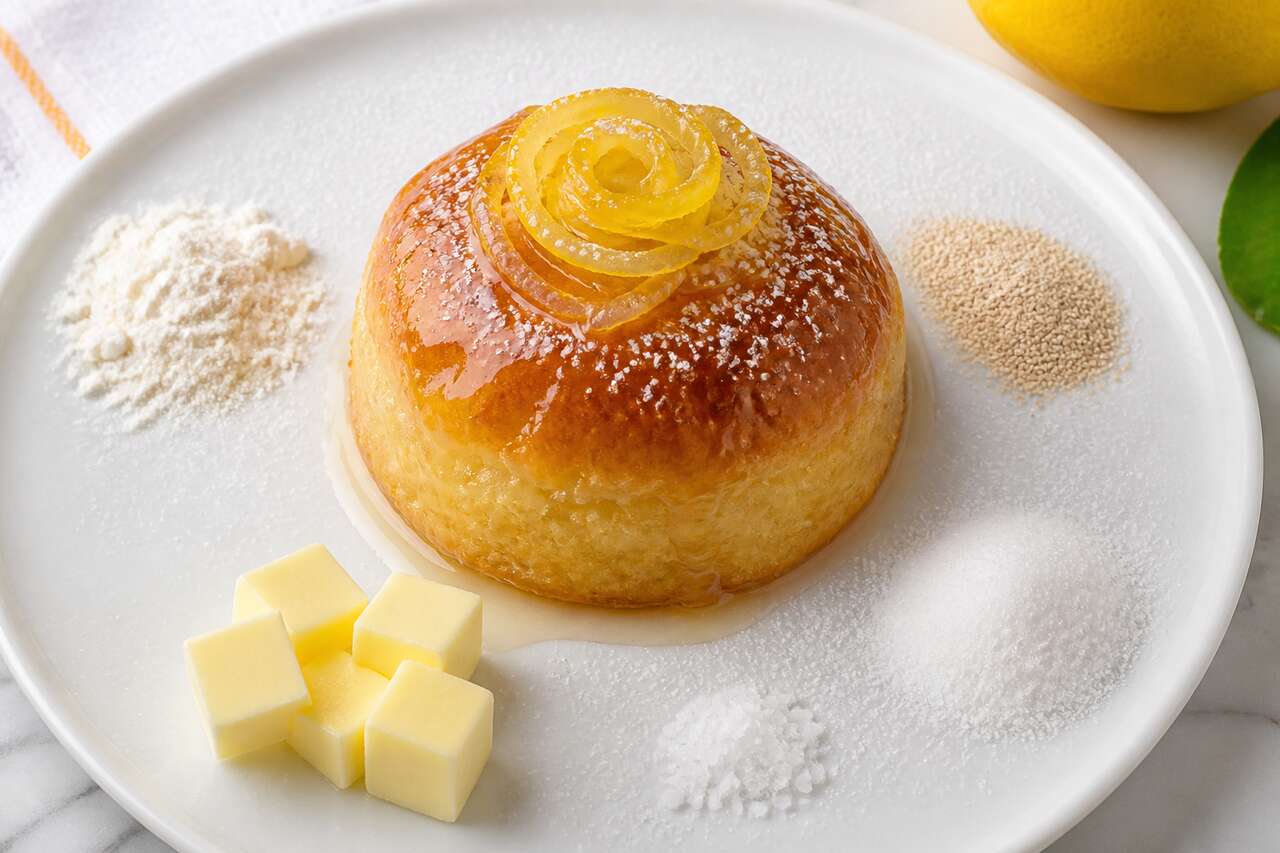 Baba au citron facile : recette rapide et savoureuse