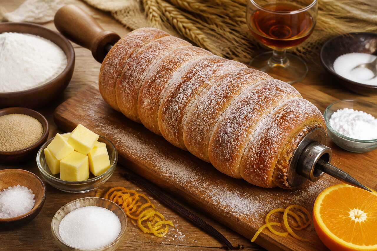 Gâteau à la broche : recette traditionnelle et savoureuse