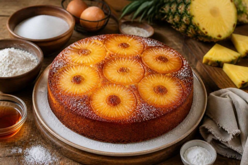 Gâteau à l'ananas : recette facile et savoureuse